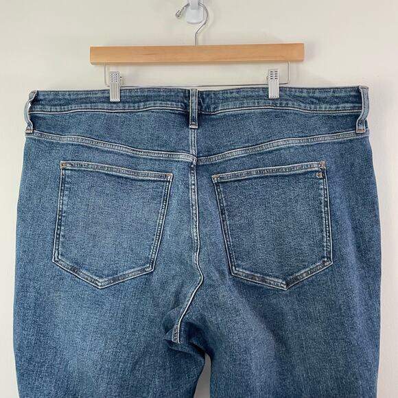 Madewell Women's Straight Leg Jeans - Dark Blue - Picture 7 of 11